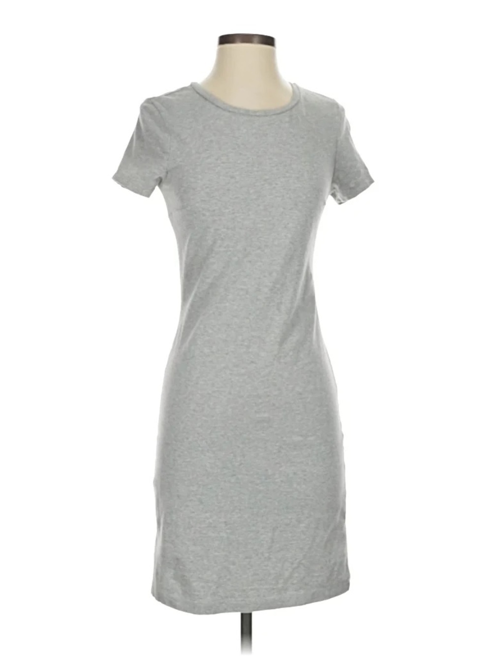 Old Navy Heather Gray Short Sleeve T-Shirt Dress